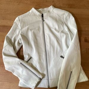Danier Women's white Leather Jacket